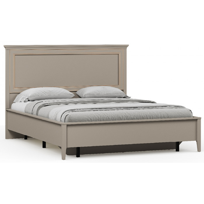 Кровать Classic LOZ160х200 М 160*200 глиняный серый (с металлическим основанием)