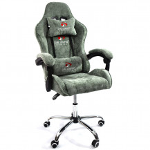 Геймерское кресло Calviano ASTI ULTIMATO green fabric