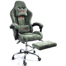 Вибромассажное кресло Calviano Amarone Green plush ткань зеленый Вибромассажное кресло Calviano Amarone Green plush ткань зеленый