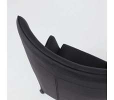 Кресло BELLA (Белла) XL black Seven 035 велюр/черный