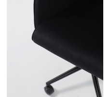 Кресло BELLA (Белла) XL black Seven 035 велюр/черный