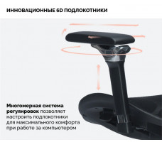 Кресло SPARX Evil FT Black/Black черный/черный