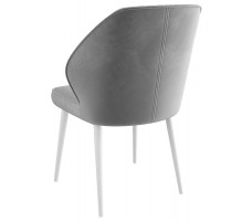 Стул Michael d09 steel lux/белый