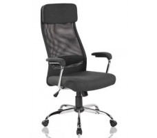 Кресло SitUp VAASA сhrome (сетка Black/ткань Black)