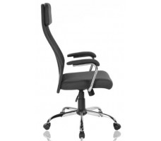 Кресло SitUp VAASA сhrome (сетка Black/ткань Black)