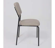 Стул AksHome Rain (Рейн) ткань бежевый винтажный 878-66/черный