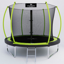 Батут с защитной сеткой Calviano 252 см - 8ft Inside master GREEN (зеленый)