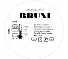 Спальный мешок ACAMPER BRUNI оранжевый