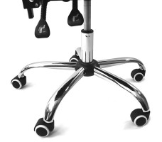 Вибромассажное кресло Calviano Nero dark grey plush ткань зеленый