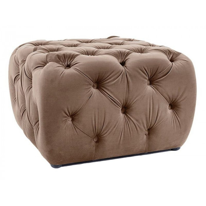 Пуф SIGNAL SOPHIA Velvet Bluvel 40 темно-бежевый