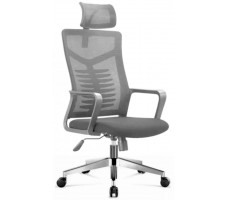 Кресло SitUp DELTA Grey chrome (сетка Grey/Grey)