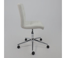 Кресло AksHome Роза квадрат Buble White 15, букле/белый