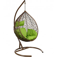 Подвесное кресло-кокон BiGarden Tropica TwoTone (Тропика) салатовая подушка Подвесное кресло-кокон BiGarden Tropica TwoTone (Тропика) салатовая подушка