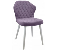 Стул  Гальваник Бергамо ткань Catania Lavender / белый