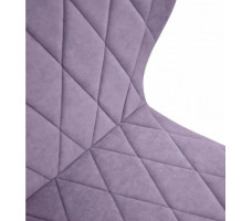Стул  Гальваник Бергамо ткань Catania Lavender / белый