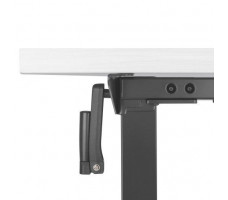 Стол с регулируемой высотой Manual Desk Compact Black 136*80*3,6 см
