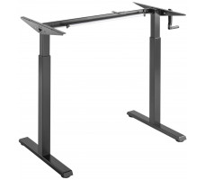 Стол с регулируемой высотой Manual Desk Compact Black 136*80*3,6 см