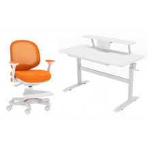 Комплект детский: стол регулируемый Everprof Kids Table 2 + кресло Kids 102 Комплект детский: стол регулируемый Everprof Kids Table 2 + кресло Kids 102