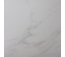 Стол AV 2317 МДФ+керамика 900*900 белый, матовый SNOW WHITE/черный+HPL Виктори натуральный