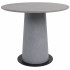 Стол AV 2317 МДФ+керамика 900*900 матовый LARKA GREY/черный+HPL Будда