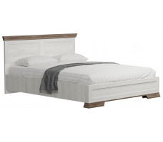 Кровать Marselle LOZ160х200_S Д 160*200 ясень снежный/дуб сонома темный (с гибким основанием)