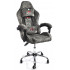 Вибромассажное кресло Calviano Nero dark grey plush ткань темно-серый