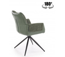 Стул поворотный Halmar K579 зеленый/черный