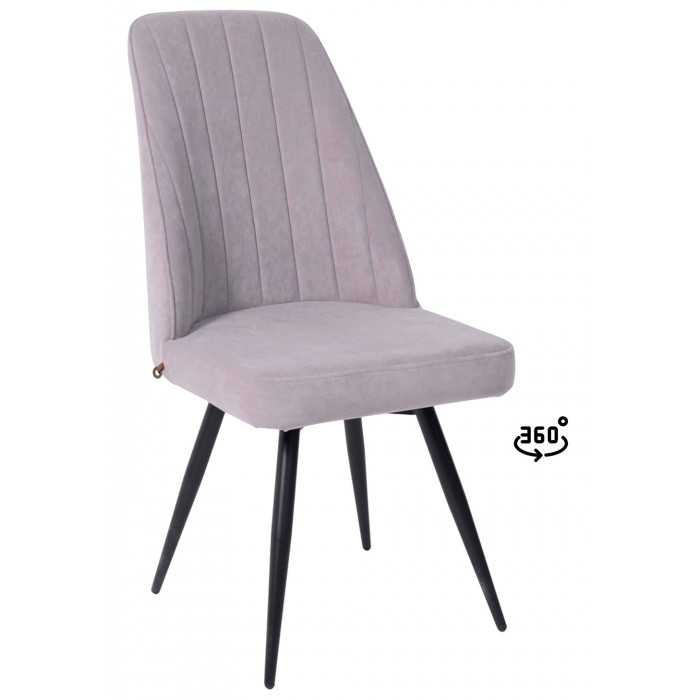 Стул поворотный Leonard M-R1 360 b22 grey lux/черный