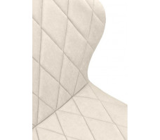 Стул Гальваник Бергамо ткань Catania Ivory / черный