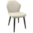 Стул Гальваник Бергамо ткань Catania Ivory / черный