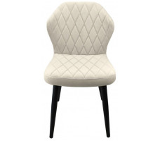 Стул Гальваник Бергамо ткань Catania Ivory / черный