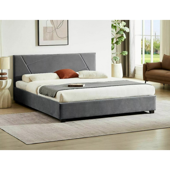 Кровать HALMAR COLUMBIA (Колумбия) 160*200 серый