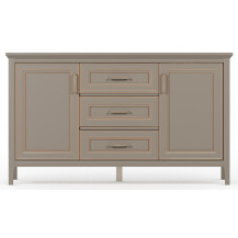 Тумба Classic KOM2D3S 158*40,5*158 глиняный серый