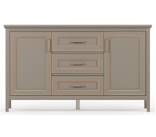 Тумба Classic KOM2D3S 158*40,5*158 глиняный серый