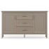 Тумба Classic KOM2D3S 158*40,5*158 глиняный серый