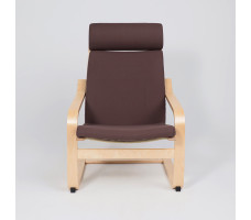 Кресло-качалка AksHome RELAX (Релакс) ткань коричневый 10858-15