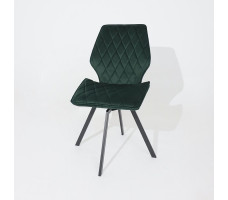 Стул поворотный Rafael M-R 360 d13 DARK GREEN LUX/черный
