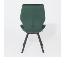 Стул поворотный Rafael M-R 360 d13 DARK GREEN LUX/черный