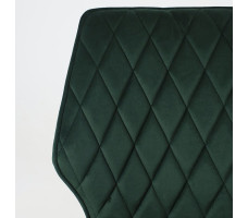 Стул поворотный Rafael M-R 360 d13 DARK GREEN LUX/черный