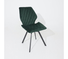 Стул поворотный Rafael M-R 360 d13 DARK GREEN LUX/черный