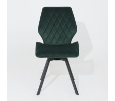 Стул поворотный Rafael M-R 360 d13 DARK GREEN LUX/черный