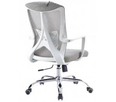 Кресло SitUp SIGMA White chrome (сетка Black/Black)