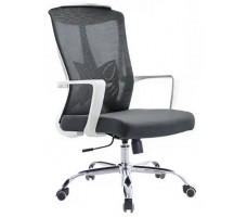 Кресло SitUp SIGMA White chrome (сетка Black/Black)