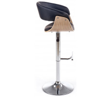 Стул барный HALMAR H45 дуб/черный 