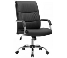 Кресло SitUp BRYAN chrome (экокожа Black)