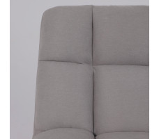 Кресло поворотное AksHome GRANDE (Гранде) серая ткань Linen Fabric-11/черный