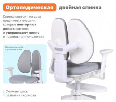 Кресло ортопедическое Yoka Niko (Нико) серый