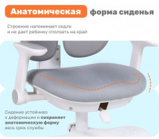 Кресло ортопедическое Yoka Niko (Нико) серый