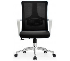 Кресло SitUp CUBE White chrome (сетка Black/Black)