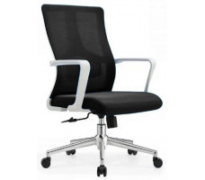 Кресло SitUp CUBE White chrome (сетка Black/Black)